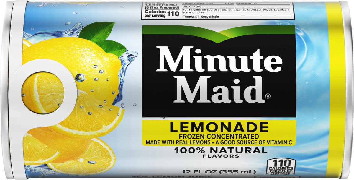 slide 6 of 7, Minute Maid Premium Lemonade Frozen Concentrate, 12 fl oz