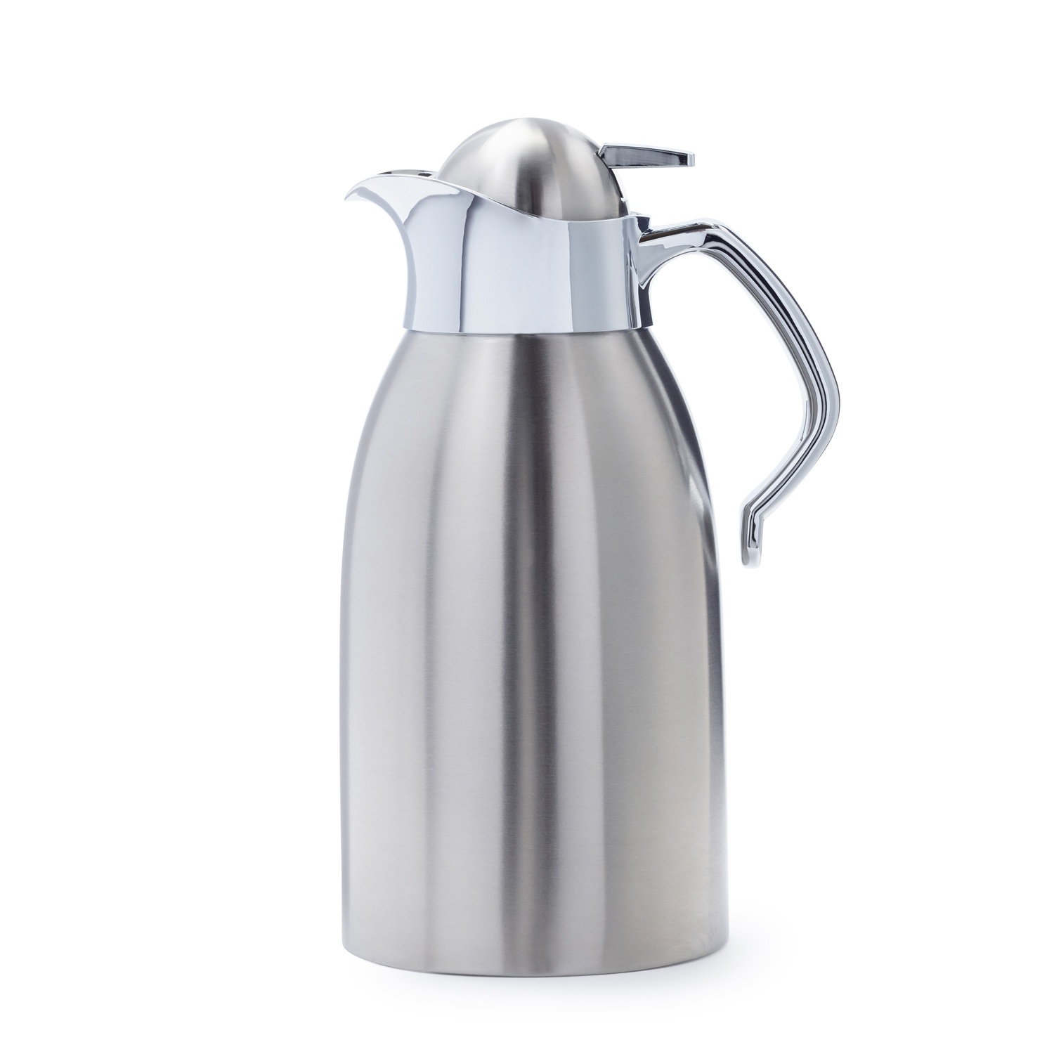 slide 1 of 1, Sur La Table Brushed Stainless Steel Thermal Carafe, 2 liter