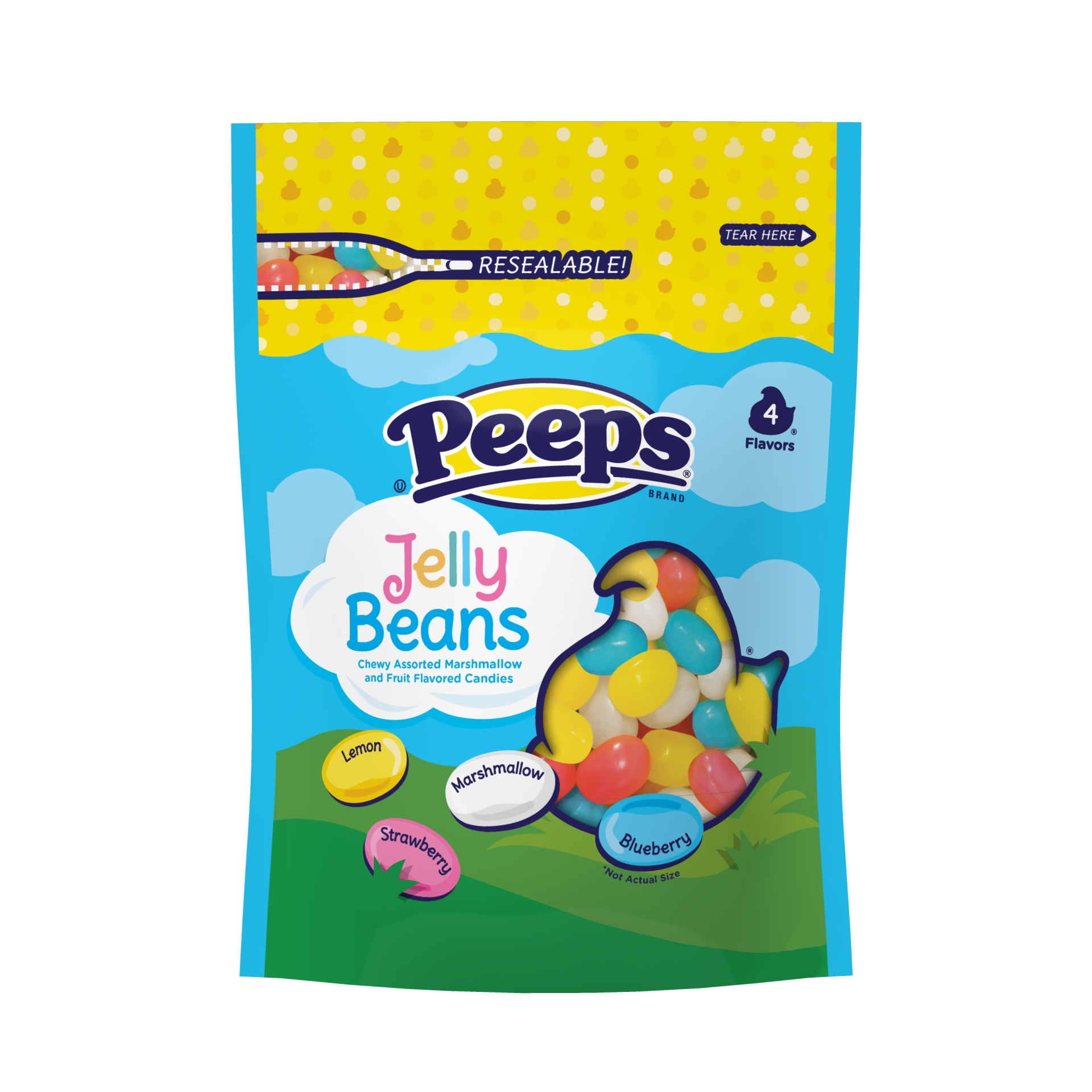 slide 1 of 1, Peeps Easter Jelly Beans, 10 oz