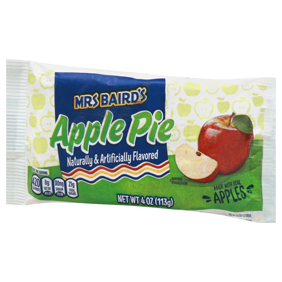 slide 8 of 9, Mrs. Baird's Apple Pie, 4 oz, Mini Pies, Box, 4.2 oz