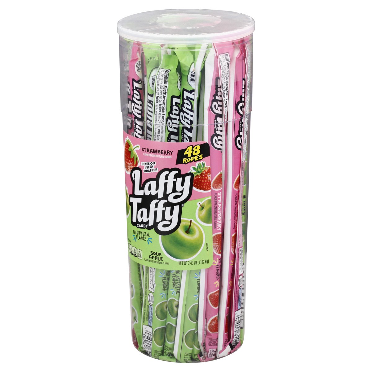 slide 9 of 13, Laffy Taffy Strawberry/Sour Apple Candy 48 ea, 48 ct