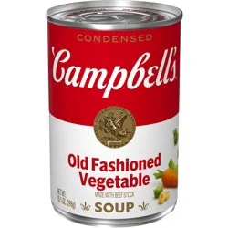 Campbell's Condensed Old Fashioned Vegetable Soup With Beef Stock - 10.5 oz