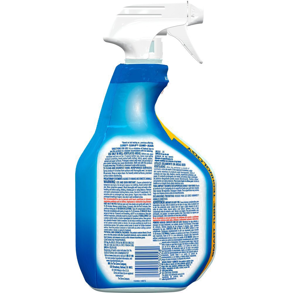slide 4 of 95, Clorox Clean-up Cleaner + Bleach, 32 oz