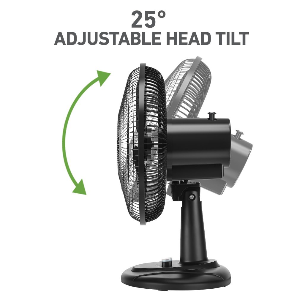 slide 2 of 5, Holmes® 12-Inch Oscillating Table Fan, 1 ct