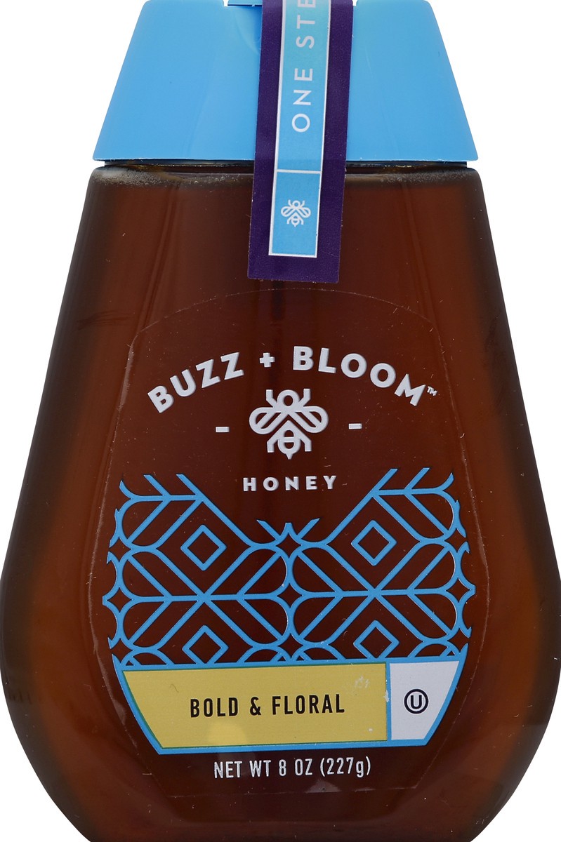 slide 2 of 2, Buzz + Bloom Buzz Bloom Bold & Floral Honey, 8 oz