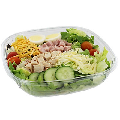 slide 1 of 1, H-E-B Meal Simple Chef Salad, 19 oz