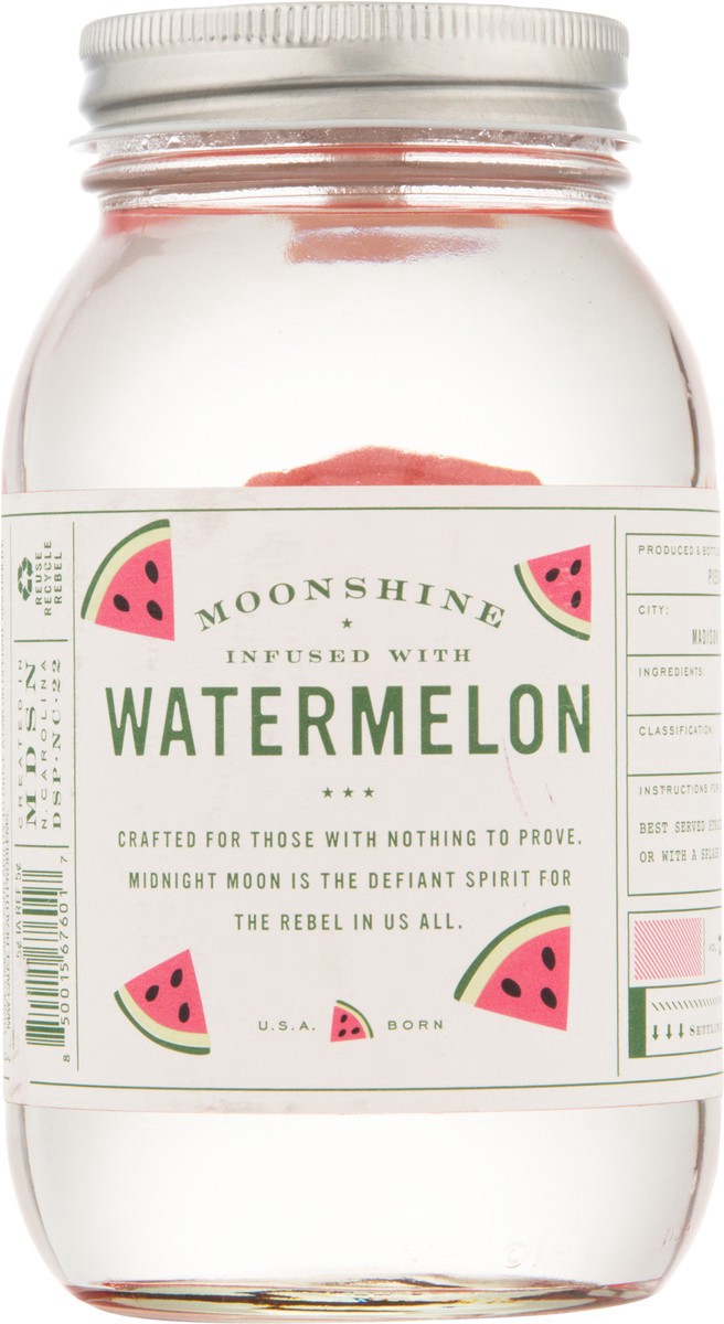 slide 3 of 9, Midnight Moon Watermelon Moonshine, 750 ml