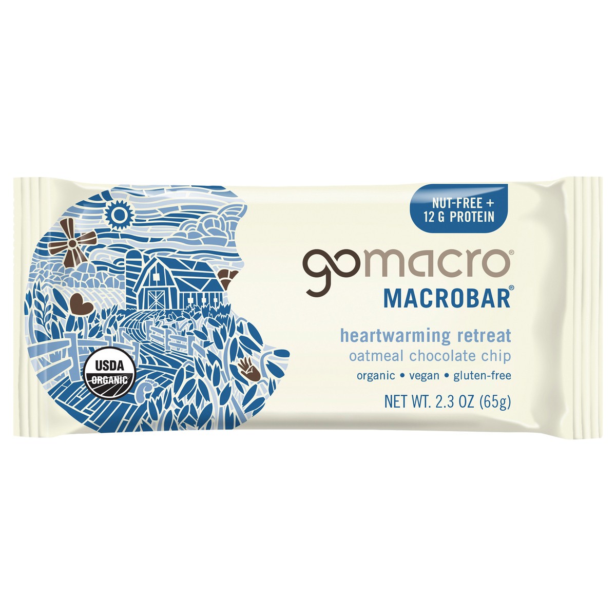 slide 1 of 11, GoMacro Oatmeal Chocolate Chip MacroBar, 2.3 oz