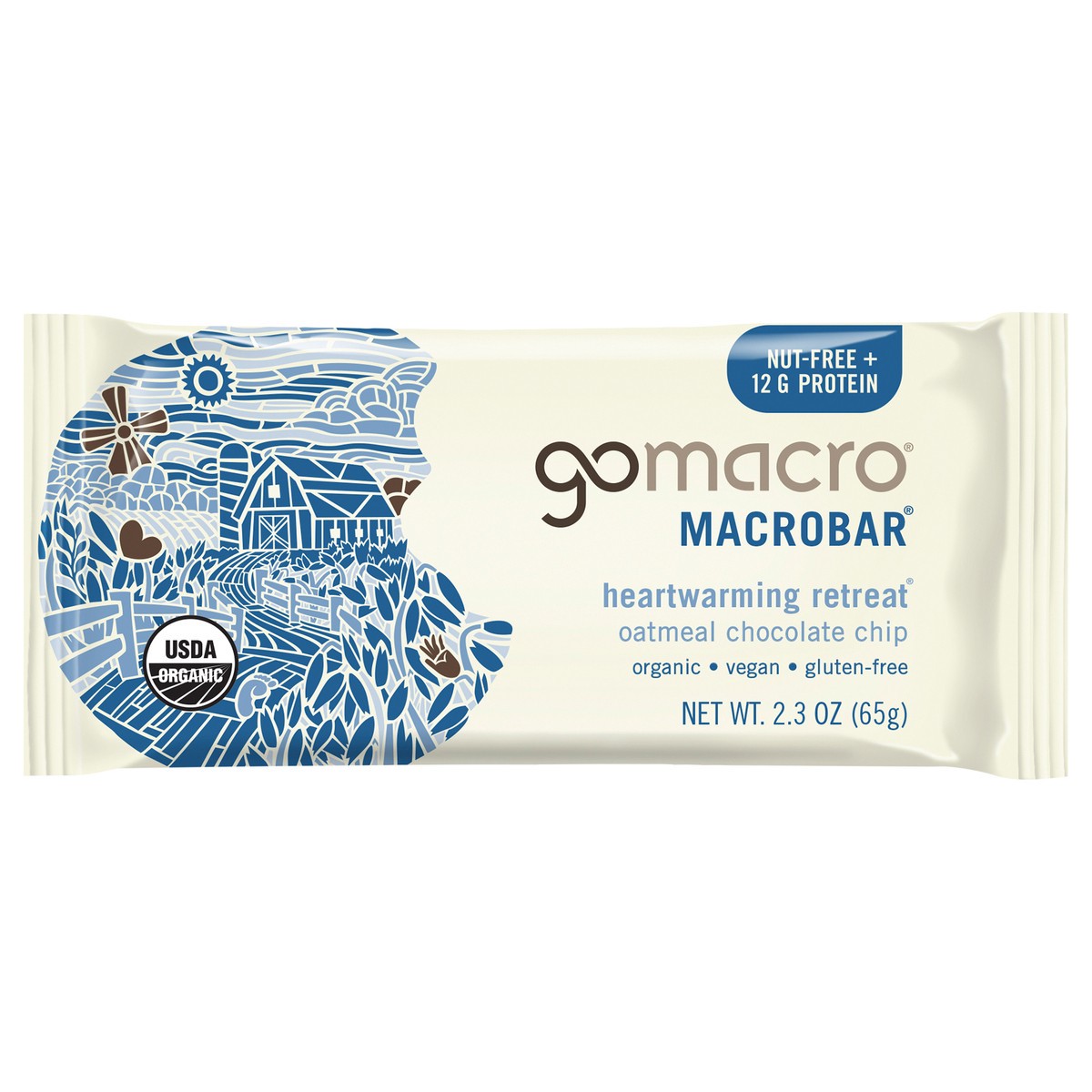 slide 1 of 11, GoMacro Oatmeal Chocolate Chip MacroBar, 2.3 oz