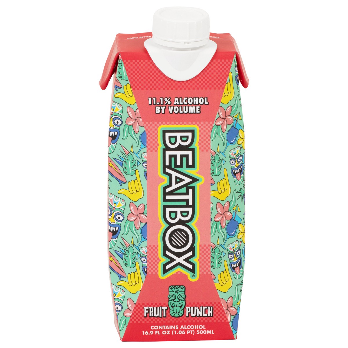 slide 1 of 9, BeatBox Fruit Punch Party Punch, 500 ml
