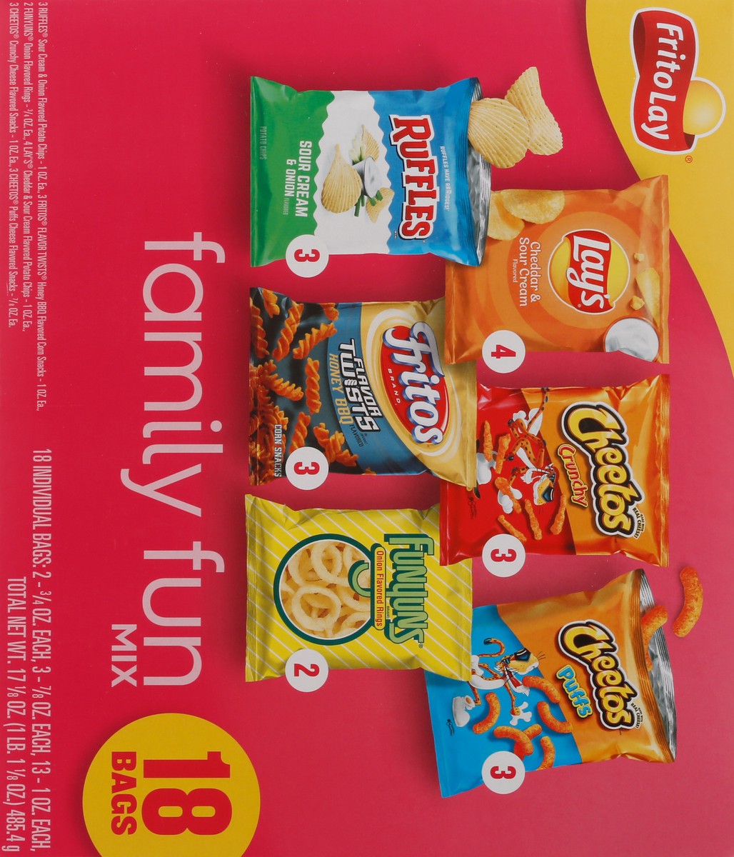 slide 5 of 10, Frito-Lay Family Fun Mix, 17.12 oz
