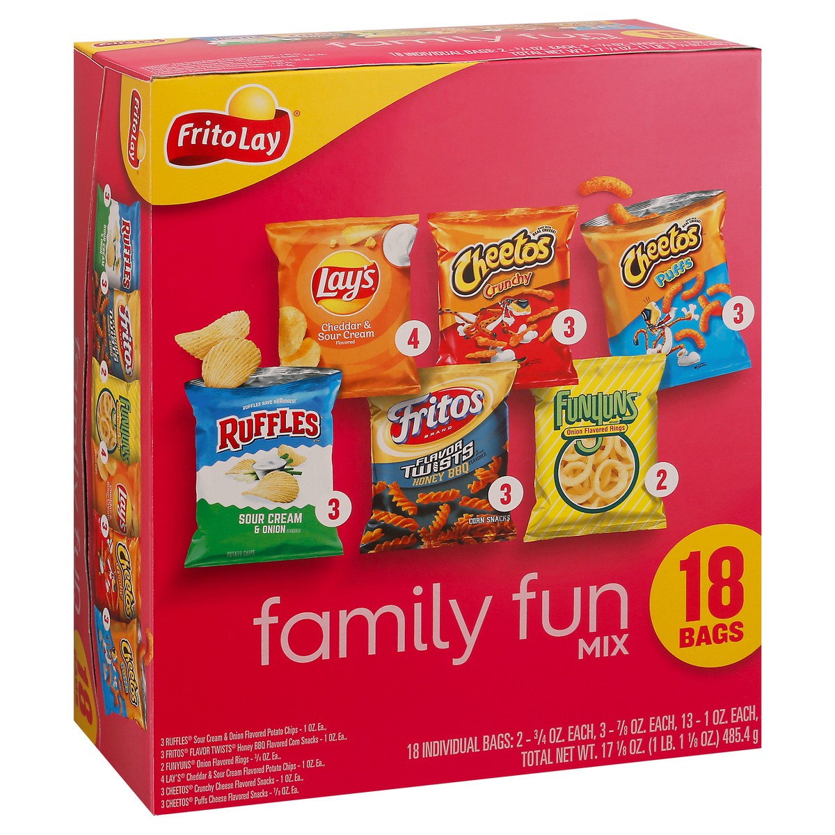 slide 4 of 10, Frito-Lay Family Fun Mix, 17.12 oz