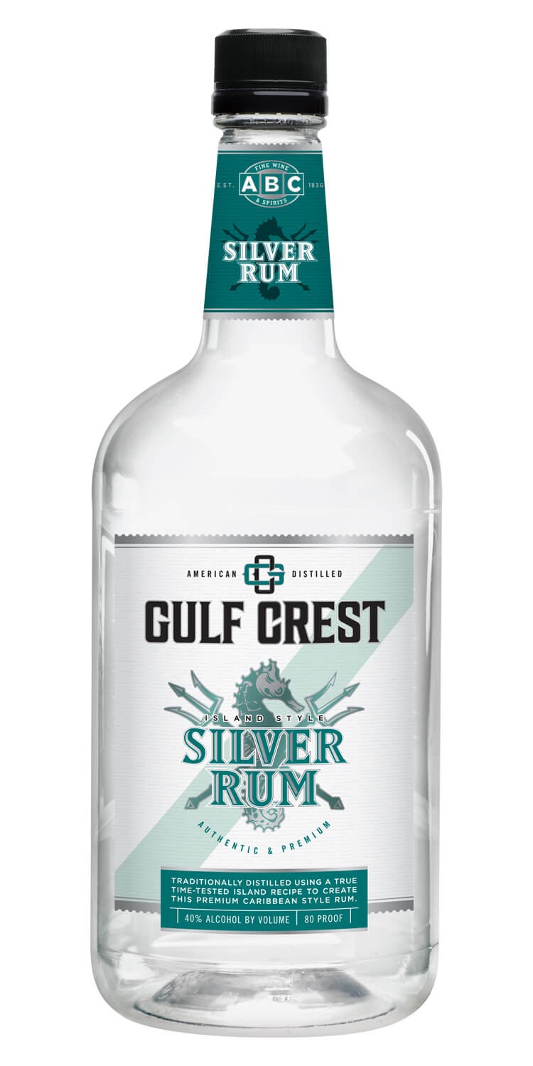slide 1 of 1, ABC Gulf Crest Light Rum, 1.75 liter
