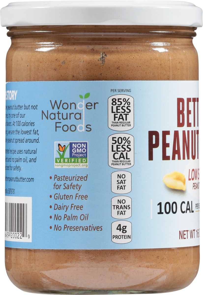 slide 7 of 9, Better'n Peanut Butter Low Sodium Peanut Spread 16 oz, 16 oz