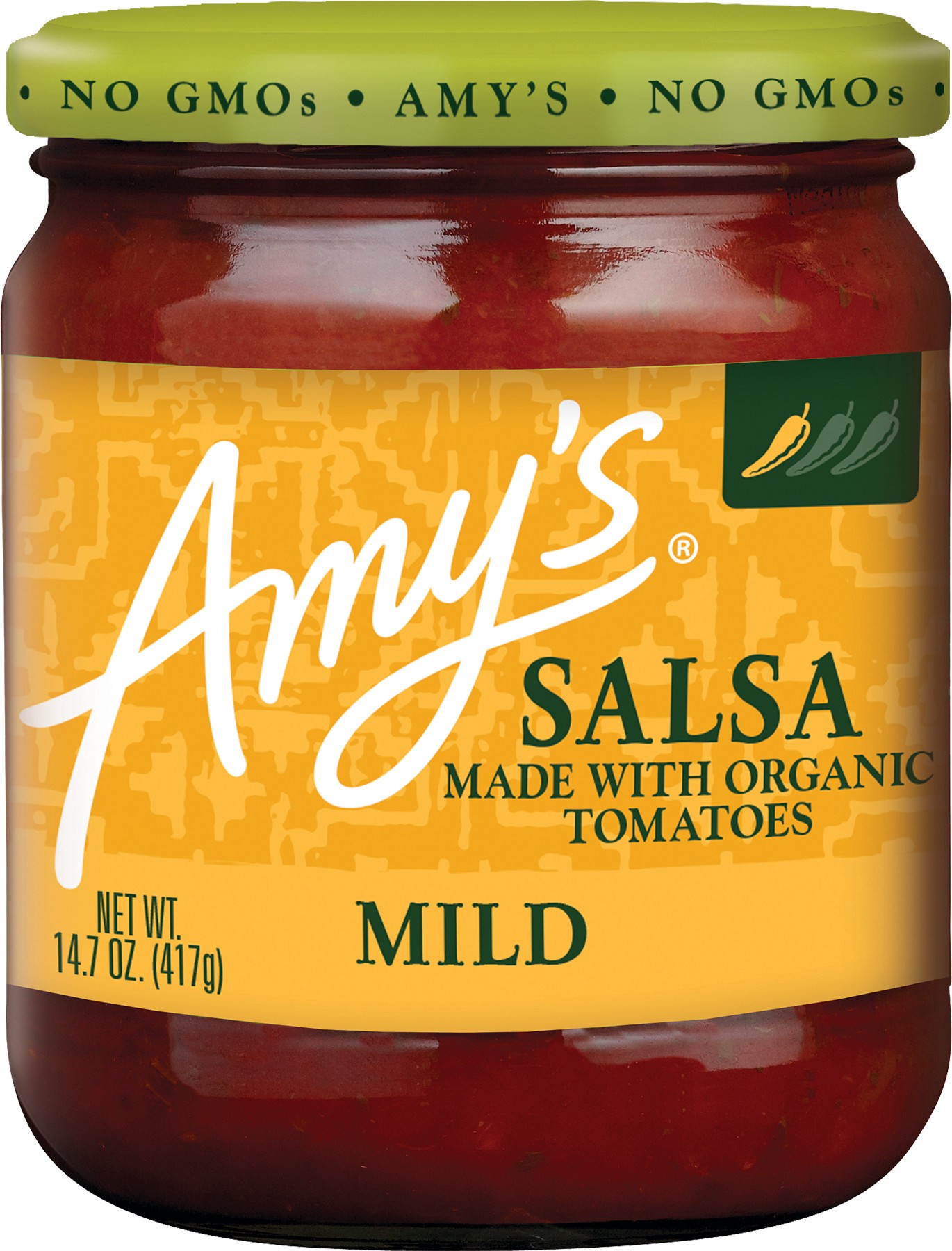 slide 1 of 1, Amy's Kitchen Mild Salsa, 14.7 oz