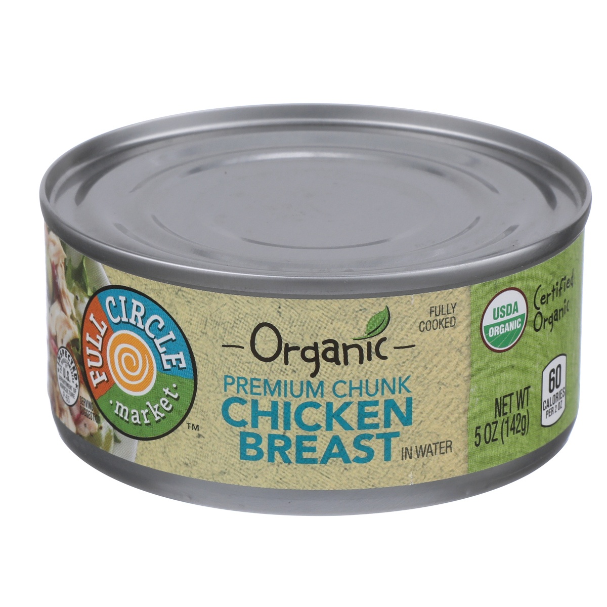 slide 1 of 6, Full Circle Market Organic Premium Chunk Chicken Breast In Water, 5 oz