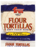 slide 1 of 1, Fry's Soft Taco Flour Tortillas, 17.5 oz