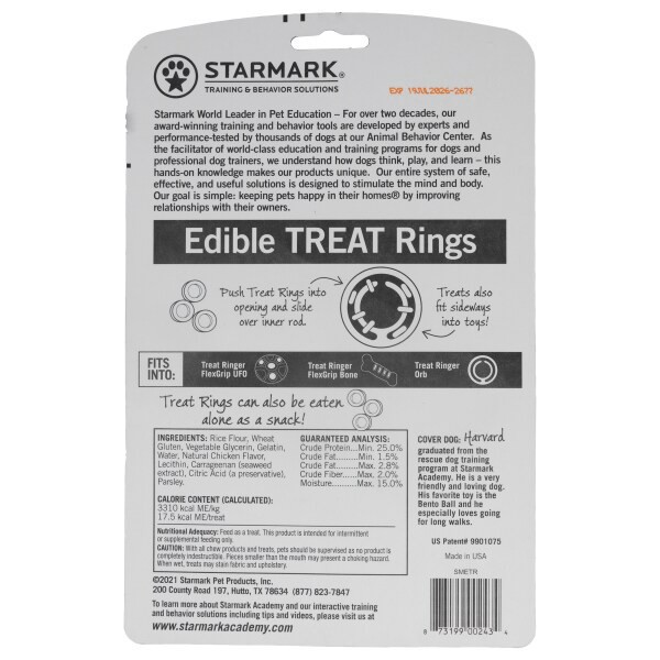 slide 4 of 5, Starmark Dog Edible Treat Rings, 3.7 oz