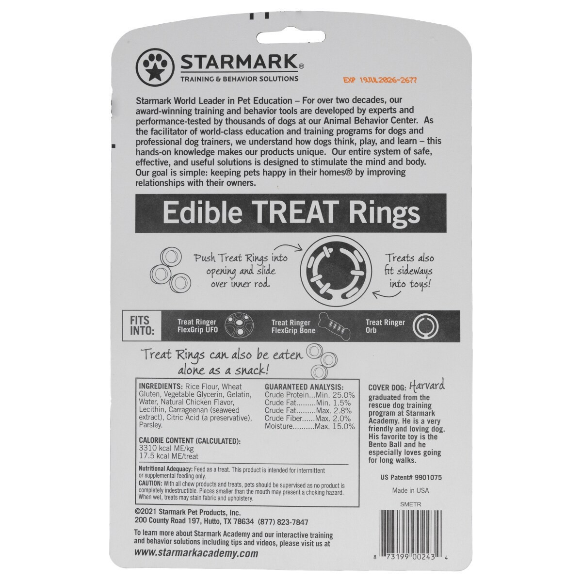 slide 5 of 5, Starmark Dog Edible Treat Rings, 3.7 oz