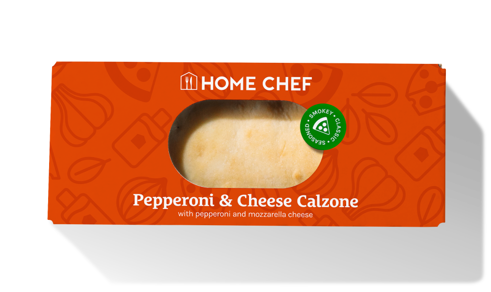 slide 2 of 2, Home Chef Pepperoni Calzone, 9 oz