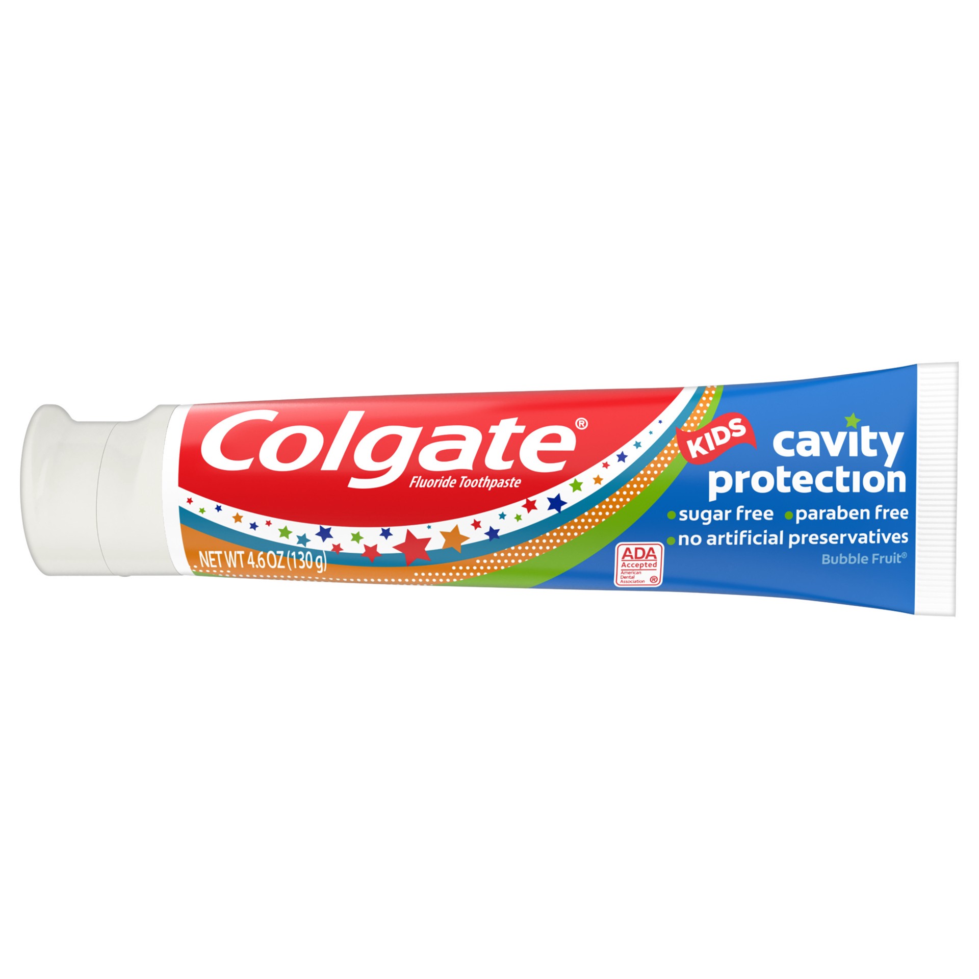 slide 6 of 10, Colgate Kids Toothpaste with Fluoride, Anticavity & Cavity Protection Toothpaste, For Ages 2+, Mild Bubble Fruit Flavor, 4.6 Ounce (2 Pack), 4.6 oz