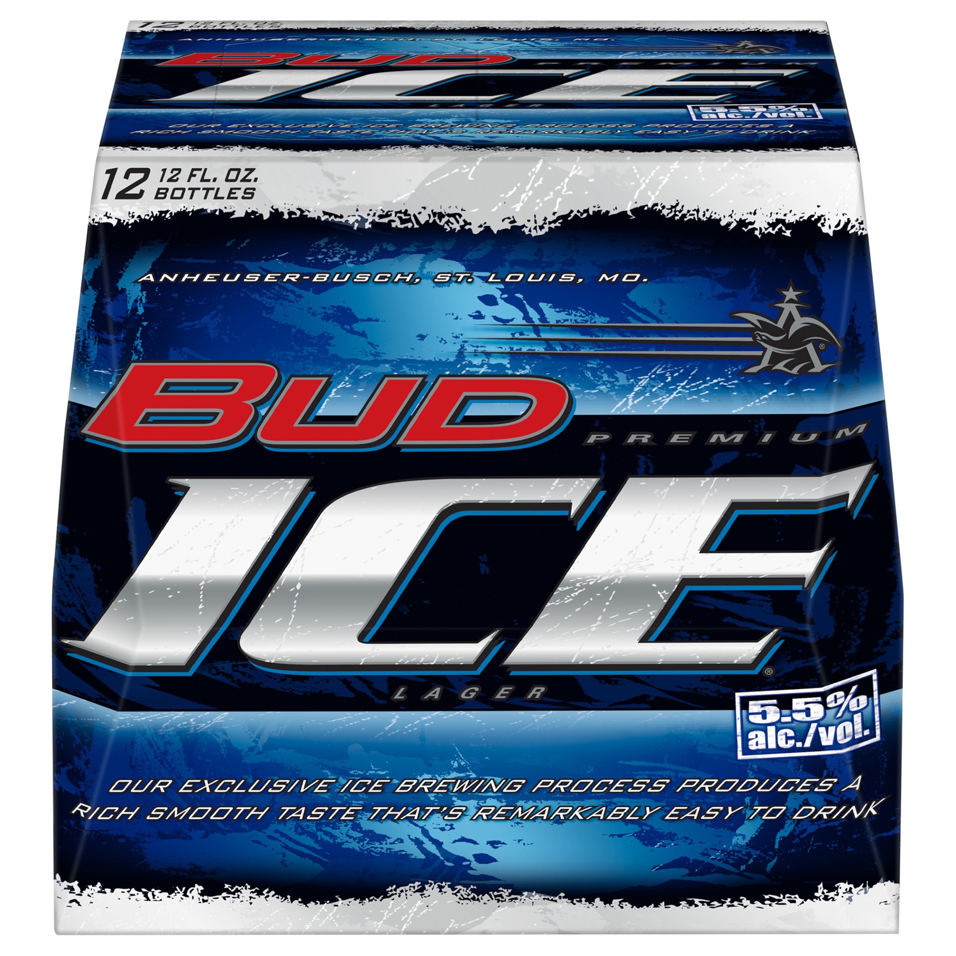 slide 2 of 5, Bud Ice Premium Lager Beer 12 - 12 fl oz Bottles, 12 ct; 12 oz