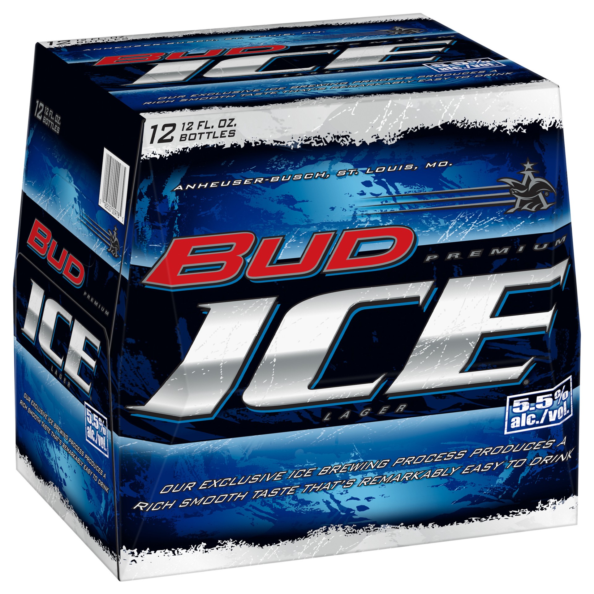 slide 5 of 5, Bud Ice Premium Lager Beer 12 - 12 fl oz Bottles, 12 ct; 12 oz