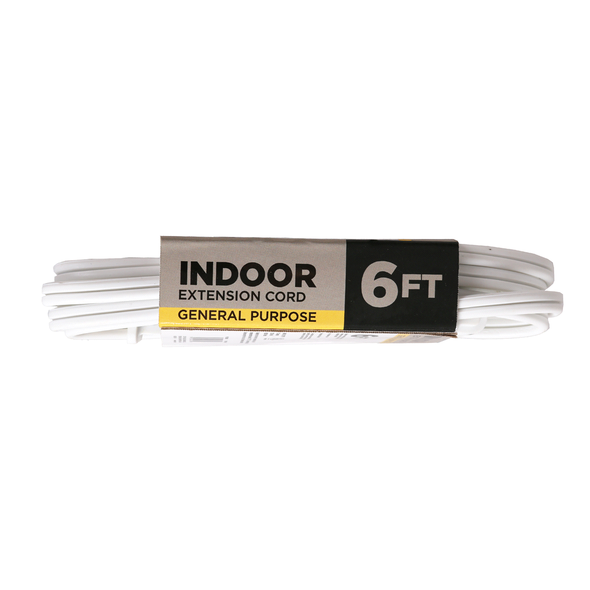 slide 9 of 9, 16/2 SPT-2,3 Outlet Extension Cord White, 6 ft