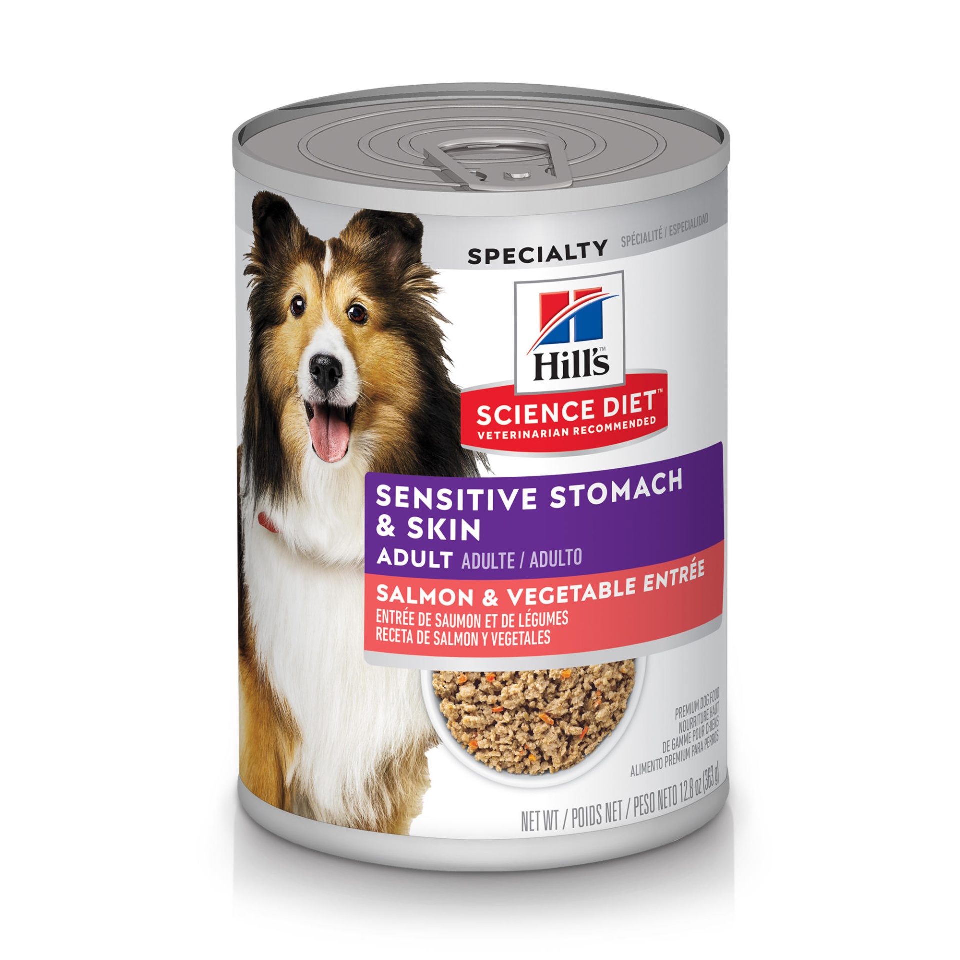 slide 1 of 1, Hill's Science Diet Grain Free Salmon Entree Canned Adult Dog Food, 13 oz