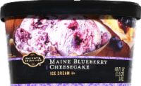 slide 1 of 6, Private Selection Maine Blueberry Cheesecake Ice Cream, 48 fl oz