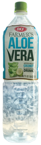 slide 1 of 1, OKF Aloe Vera Coconut Drink, 50.7 oz