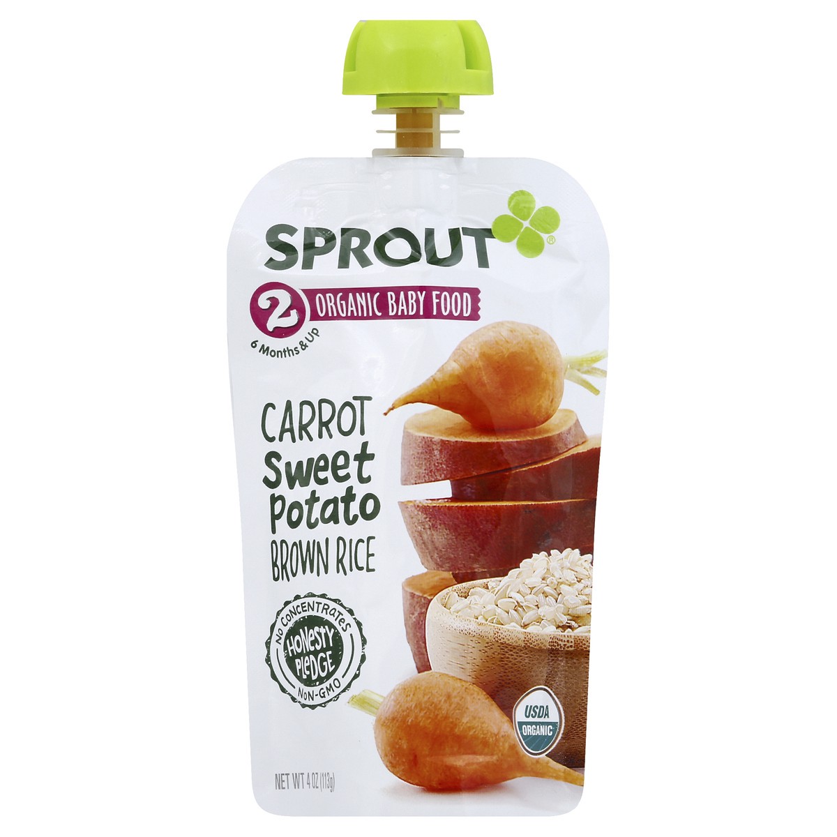 slide 3 of 3, Sprout Baby Food 4 oz, 4 oz