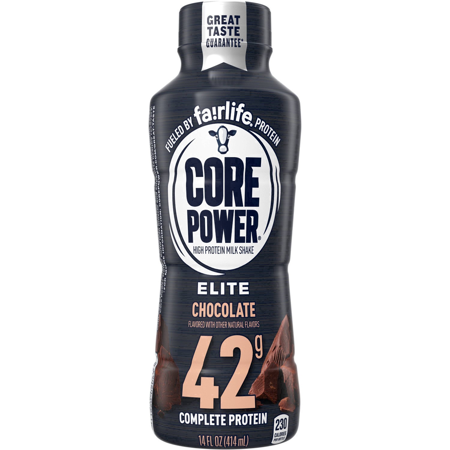 slide 40 of 106, Core Power Elite High Protein Chocolate Milk Shake 14 fl oz, 42 gram, 14 oz