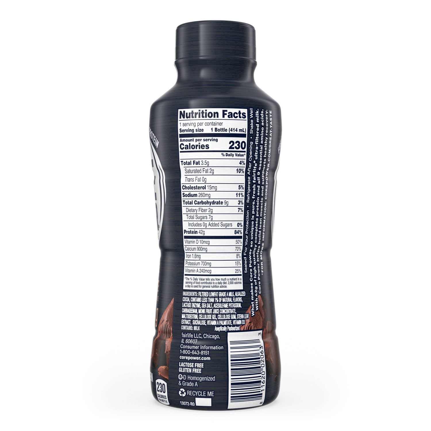 slide 100 of 106, Core Power Elite High Protein Chocolate Milk Shake 14 fl oz, 42 gram, 14 oz