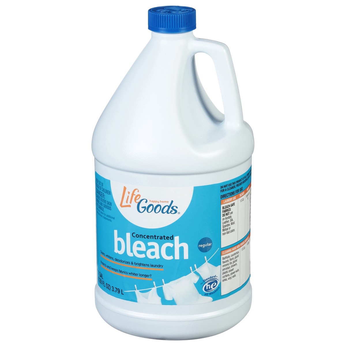 slide 9 of 10, Life Goods Regular Concentrated Bleach 1 gal, 1 gal