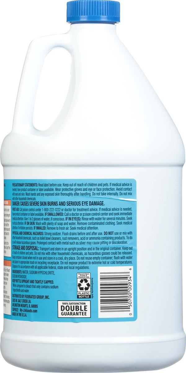 slide 4 of 10, Life Goods Regular Concentrated Bleach 1 gal, 1 gal