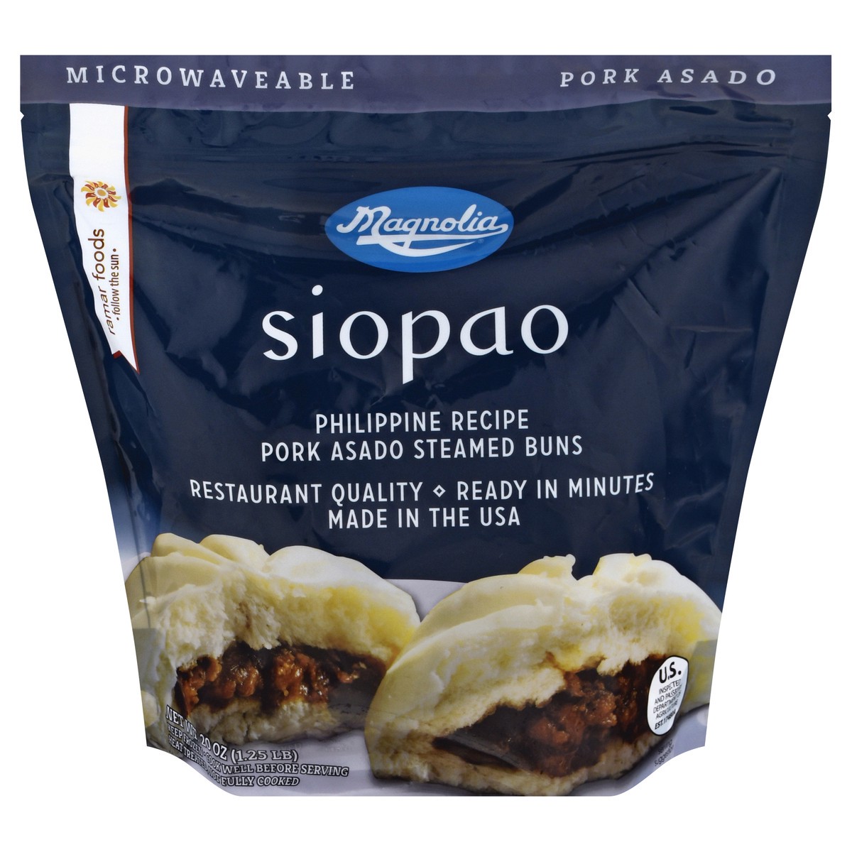 slide 1 of 11, Best Taste Pork Asado Siaopao, 20 oz