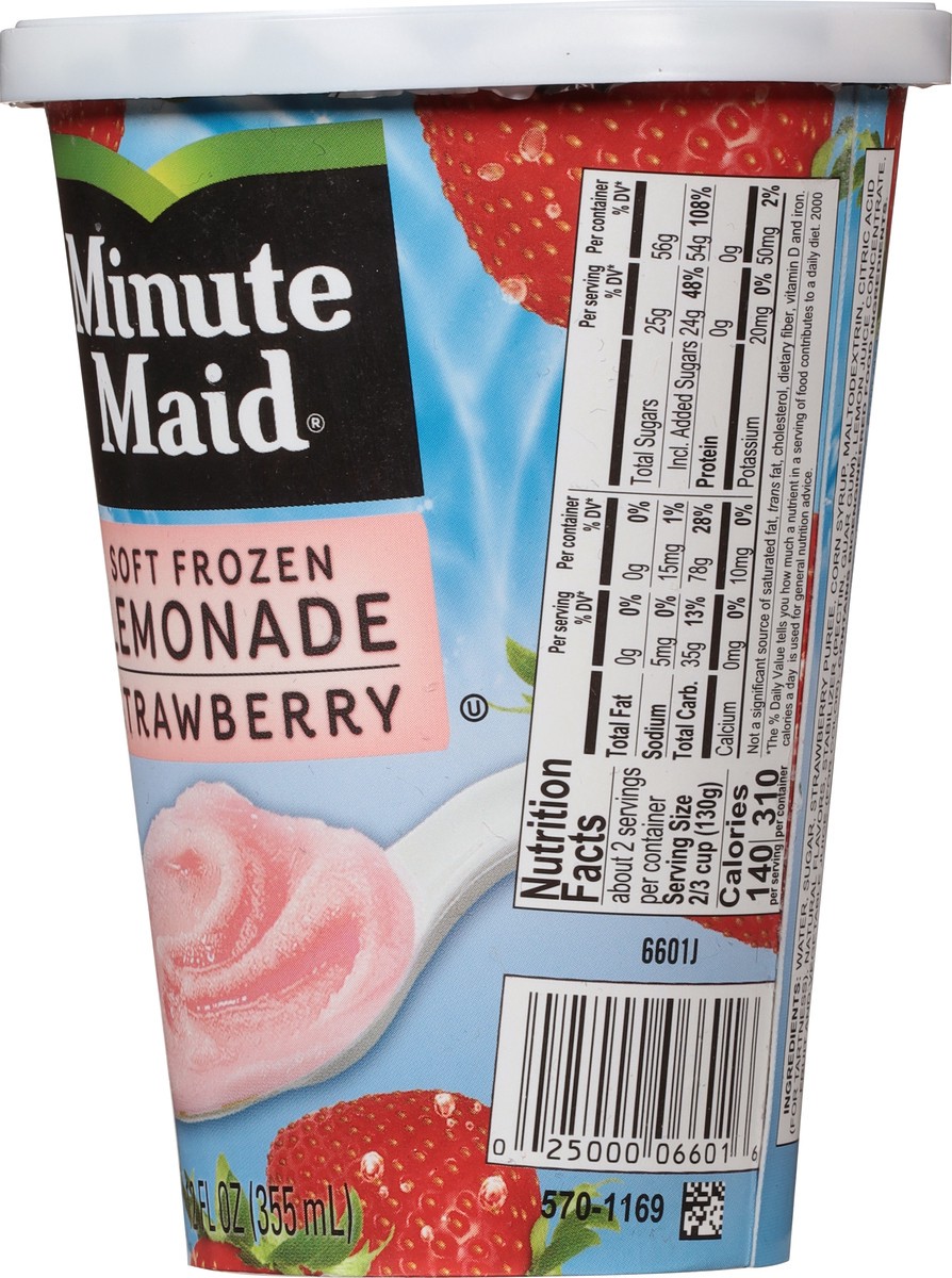 slide 4 of 9, Minute Maid Soft Frozen Strawberry Lemonade 12 fl oz, 12 fl oz