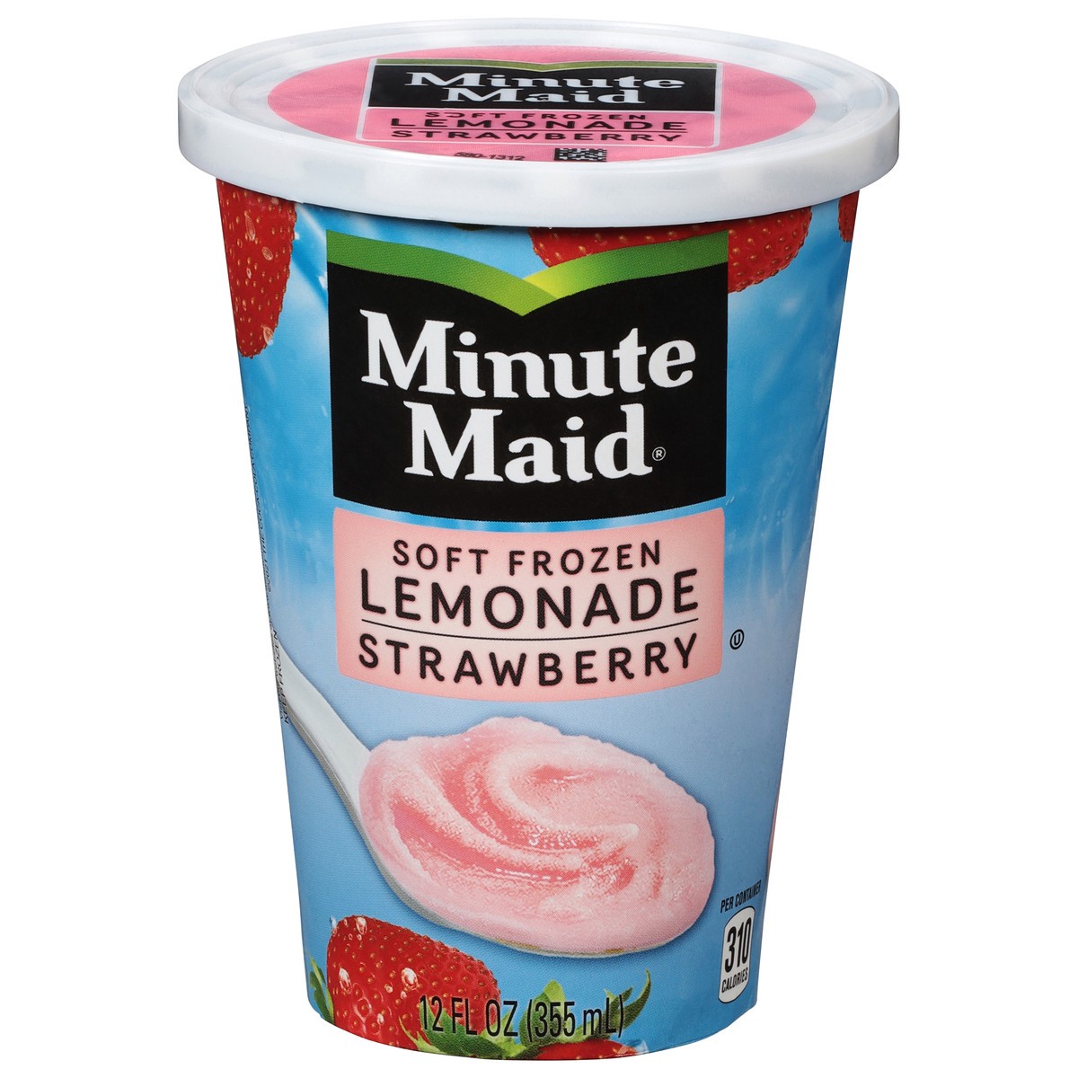 slide 1 of 9, Minute Maid Soft Frozen Strawberry Lemonade 12 fl oz, 12 fl oz