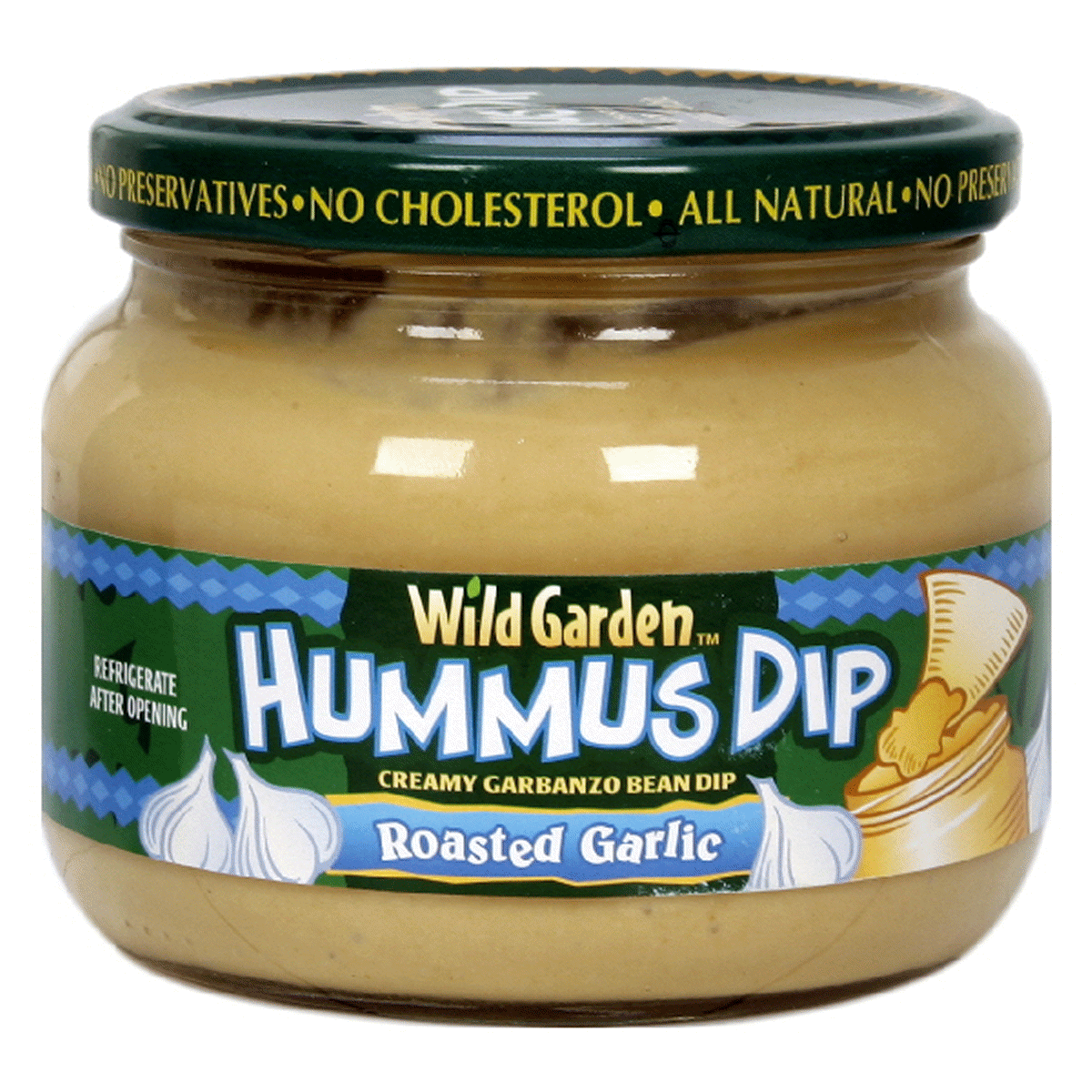 slide 1 of 1, Wild Garden Hummus Garlic Dip, 13.4 oz