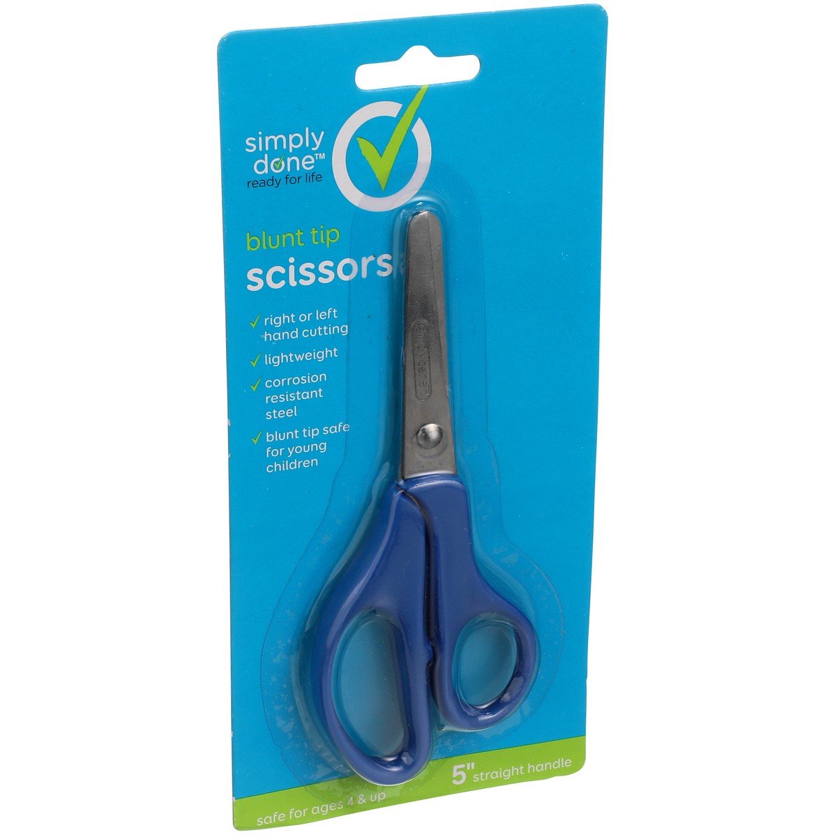 slide 7 of 8, Simply Done Scissors Blunt Tip Straight Handle, 5 in