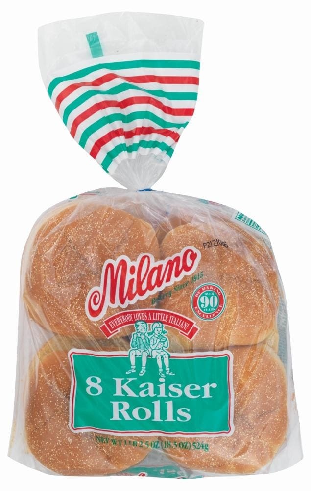 slide 1 of 1, Milano Kaiser Rolls, 18 oz