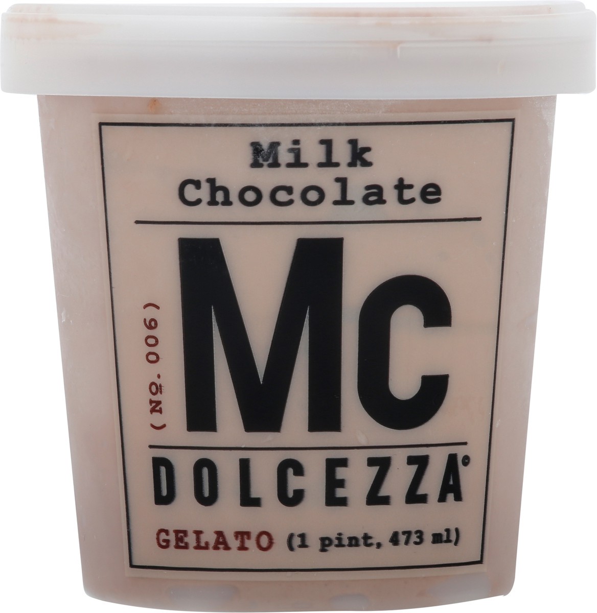 slide 14 of 14, Dolcezza Milk Chocolate Gelato 1 pt, 1 pint