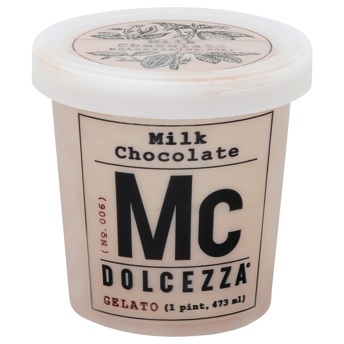 slide 1 of 14, Dolcezza Milk Chocolate Gelato 1 pt, 1 pint