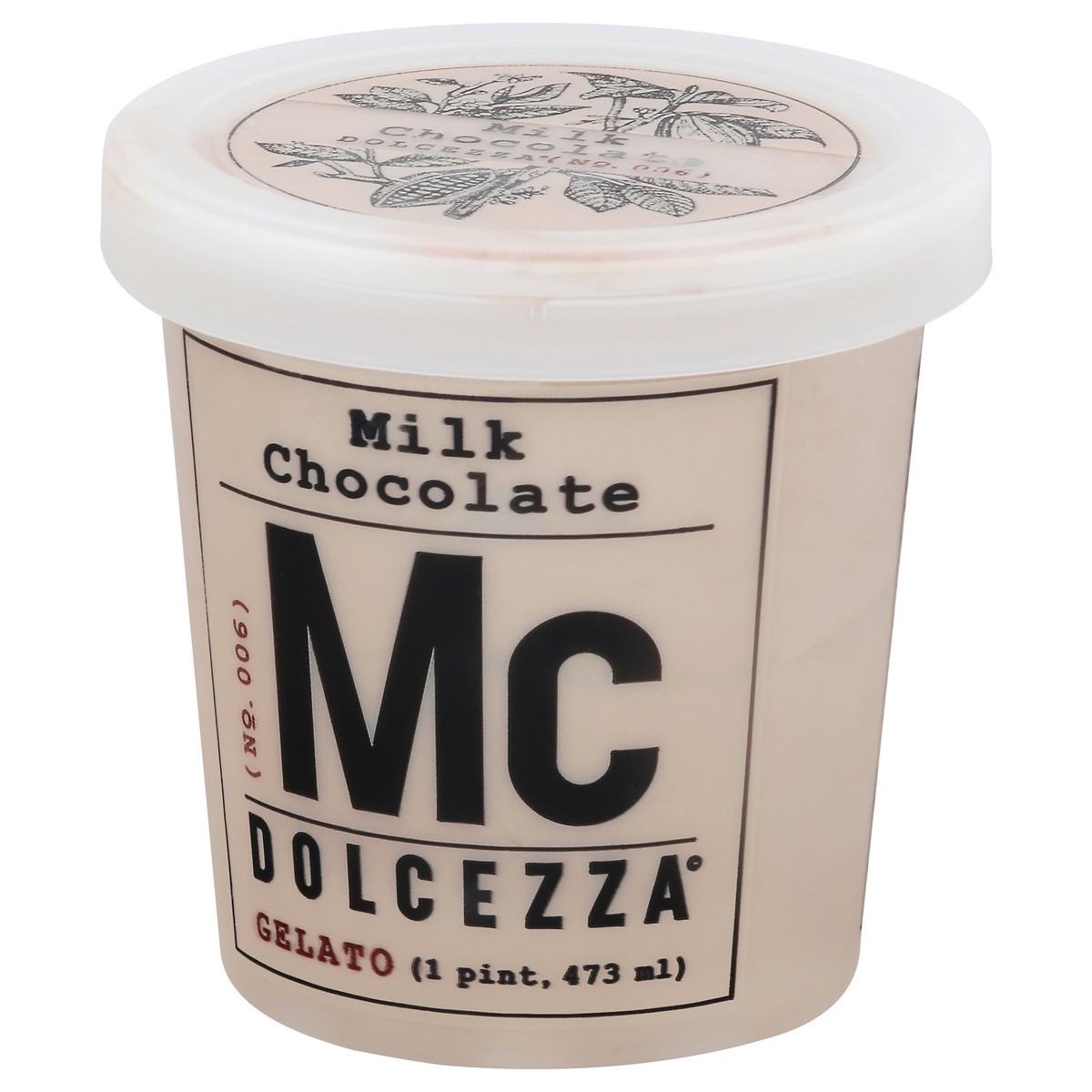 slide 11 of 14, Dolcezza Milk Chocolate Gelato 1 pt, 1 pint