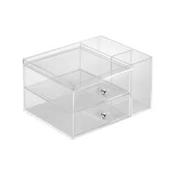 InterDesign Idesign 2-Drawer Side Organizer - Clear