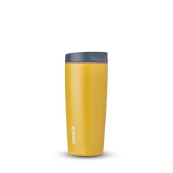 Owala SmoothSip Slider Tumbler - Grey/Yellow