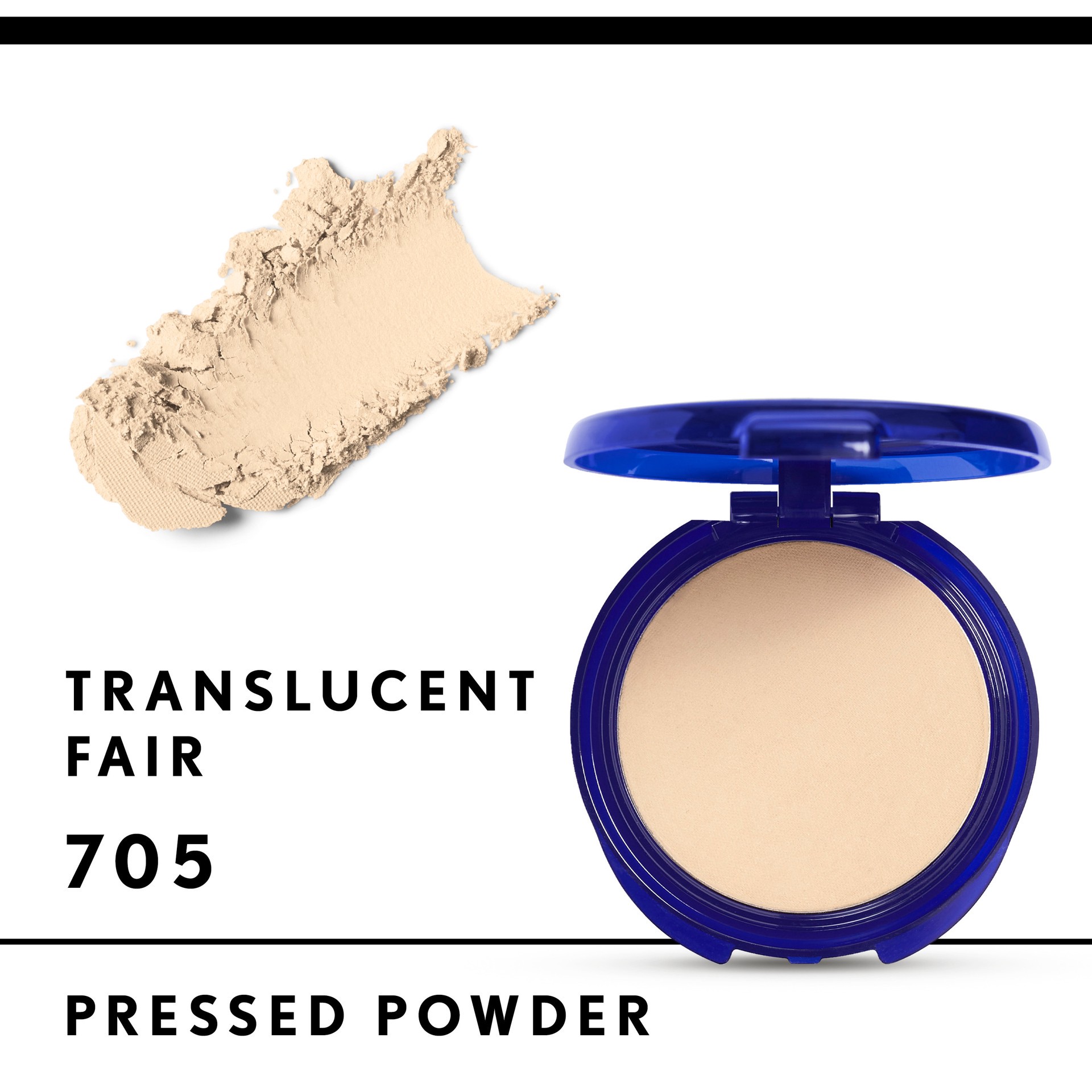 slide 1 of 2, COTY COVERGIRL COVERGIRL Smoothers Pressed Powder Powder, Translucent Fair 705, 0.32 oz (9.3 g), 1 ct