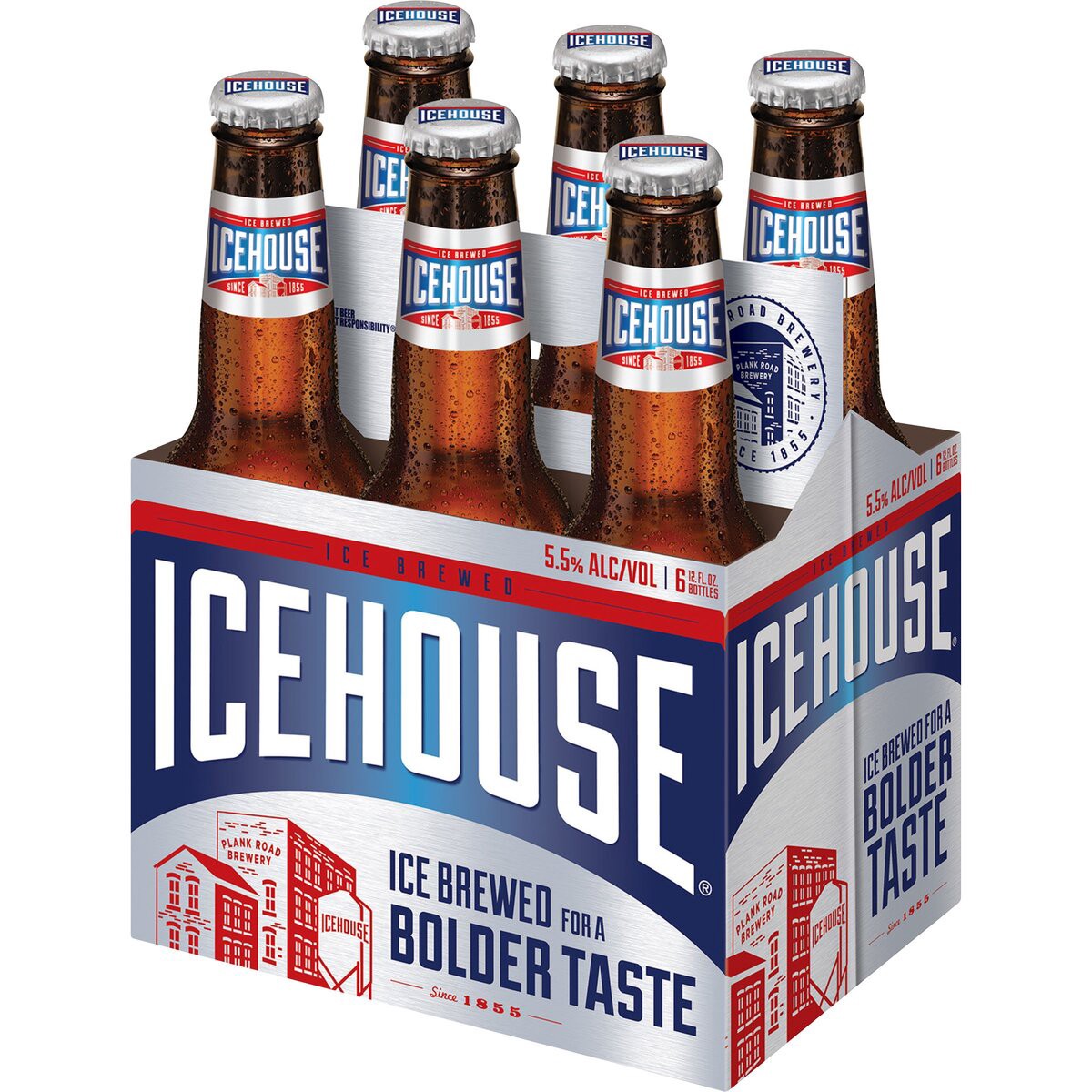 slide 1 of 5, ICEHOUSE Ice Beer, 6 ct; 12 oz