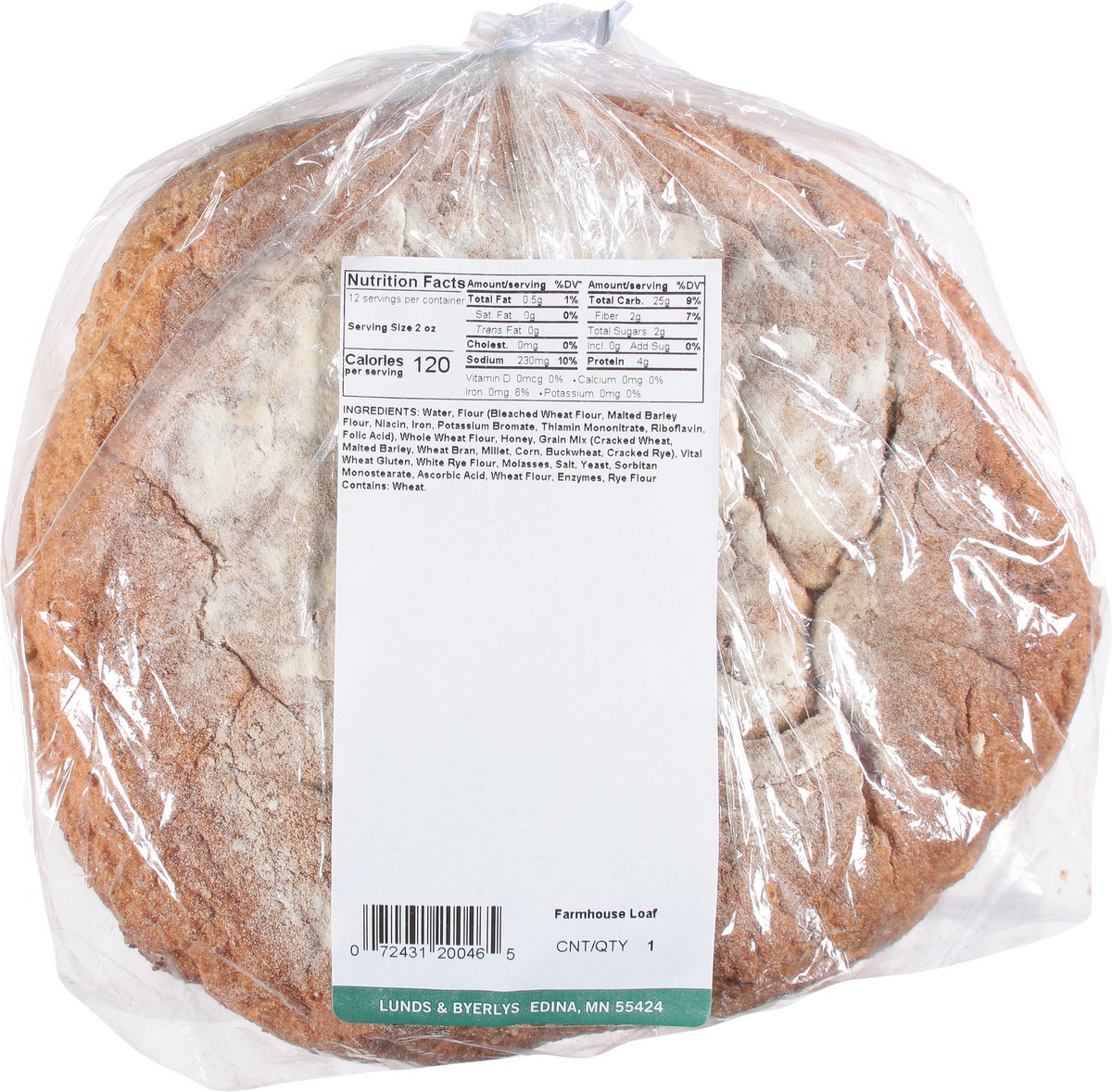 slide 2 of 9, Lunds & Byerlys Farmhouse Loaf 1 ea, 1 ct